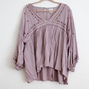 Plus size boho top
